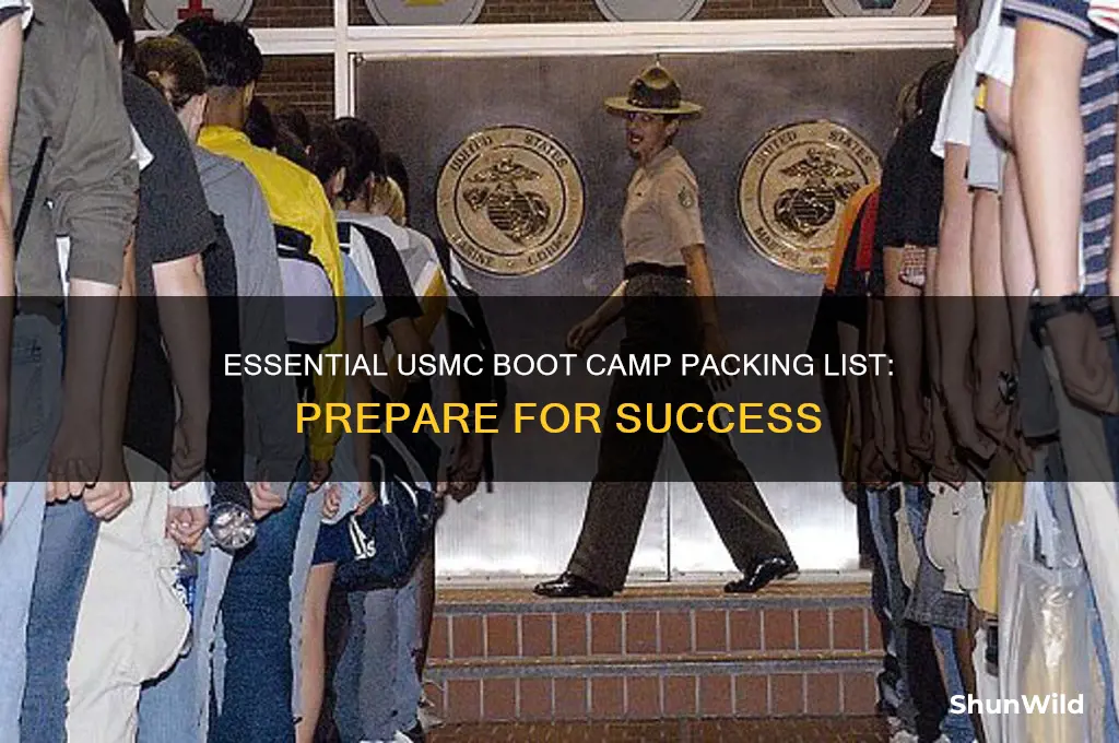 what to take to usmc boot camp