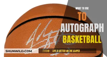 Autographing a Basketball: The Best Materials for a Memorable Signature