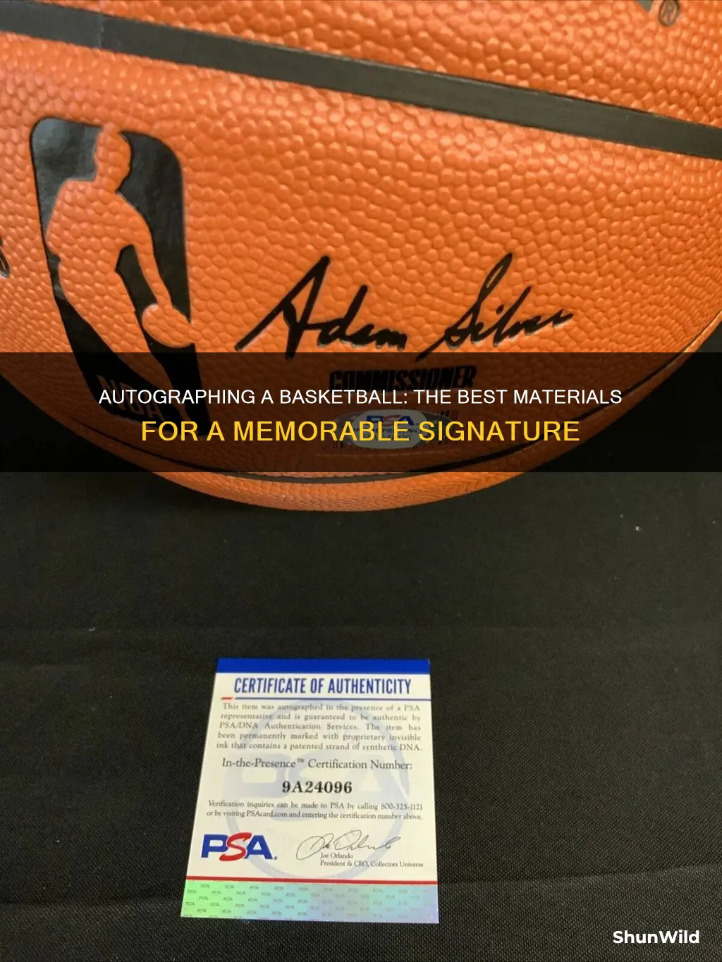 what to use to autograph basketball