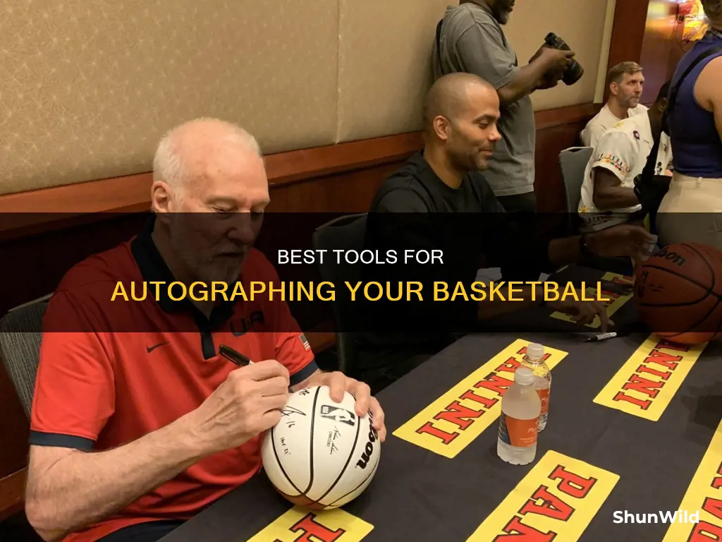 what to use to autograph basketball