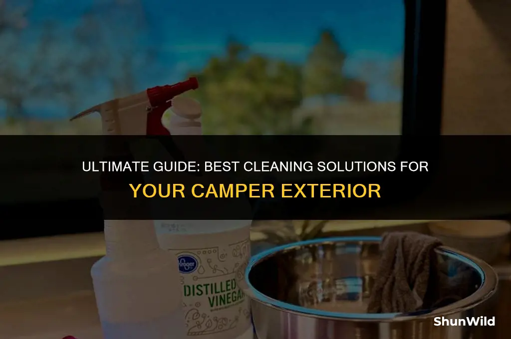 what to wash camper with