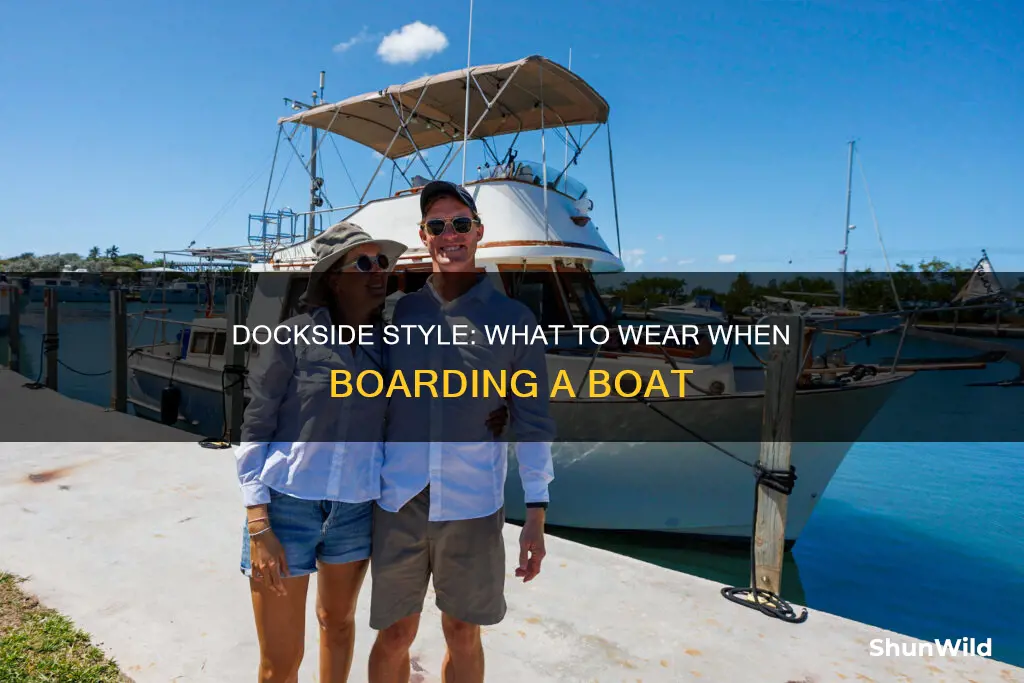 what to wear at a boat dock