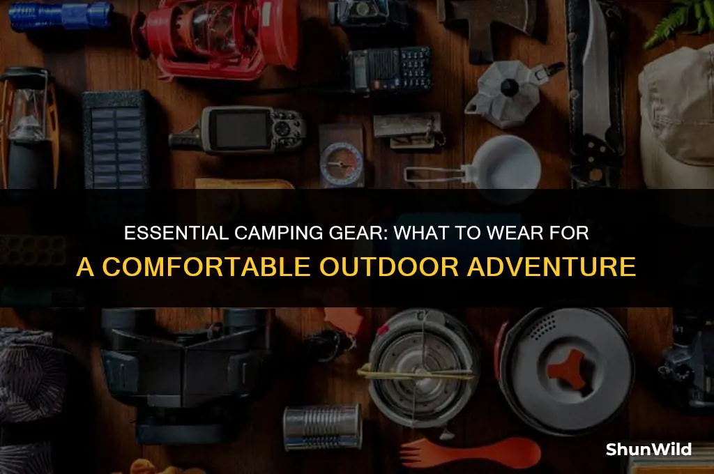 what to wear camping worksheet