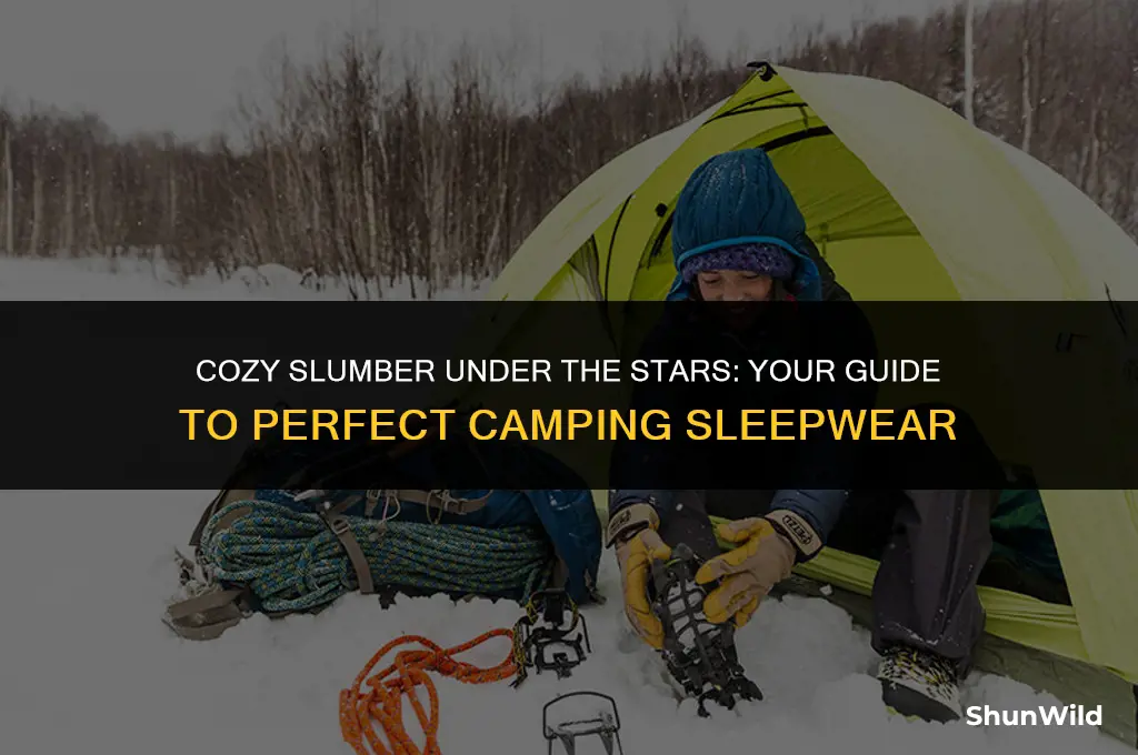 what to wear sleeping camping