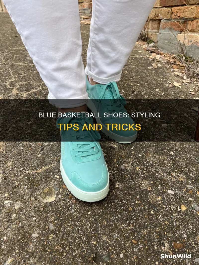 what to wear with blue basketball shoes