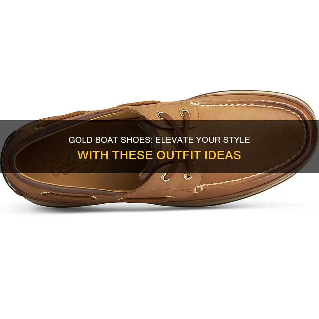 what to wear with gold boat shoes