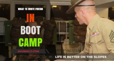 Supportive Words: Crafting Encouraging Letters to Friends in Boot Camp
