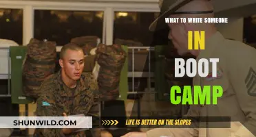 Supportive Words: Crafting Encouraging Letters for Boot Camp Recruits