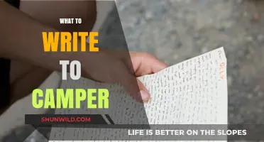 Crafting the Perfect Camper Correspondence: Tips and Tricks