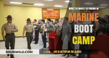 Supportive Words: Crafting Encouraging Letters to Friends in Marine Boot Camp
