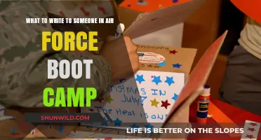 Supportive Words: Crafting Encouraging Letters for Air Force Recruits
