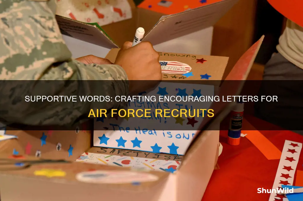 what to write to someone in air force boot camp