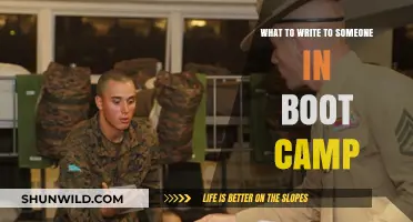 Supportive Words: Crafting Encouraging Letters for Boot Camp Recruits