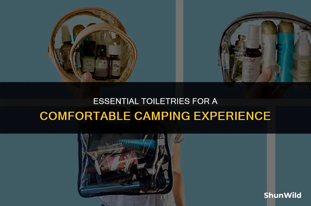 what toiletries to bring camping