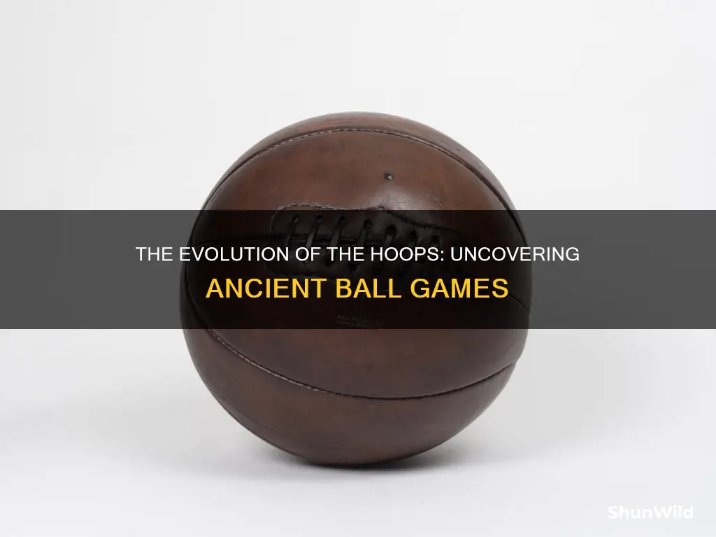 what type of balls were used before basketballs were invented