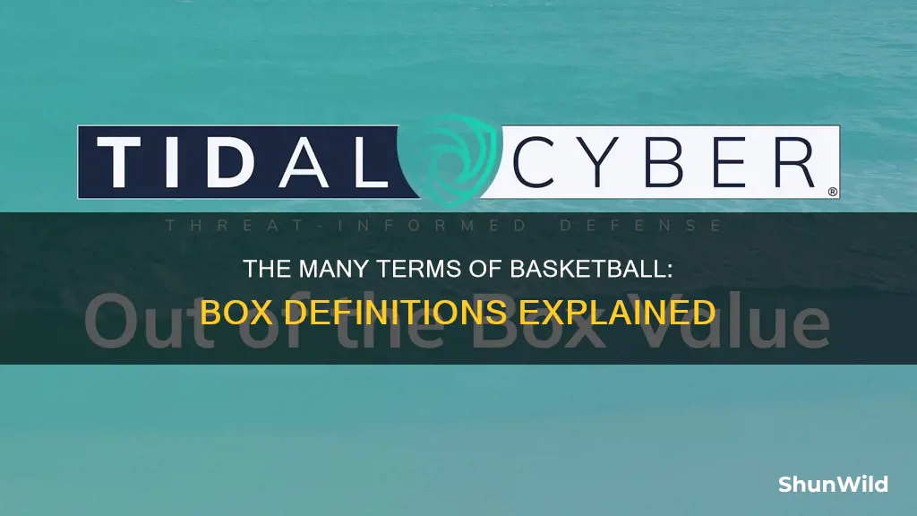 what type of box terms are used in basketball