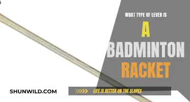 Badminton Rackets: A Lever's Advantage