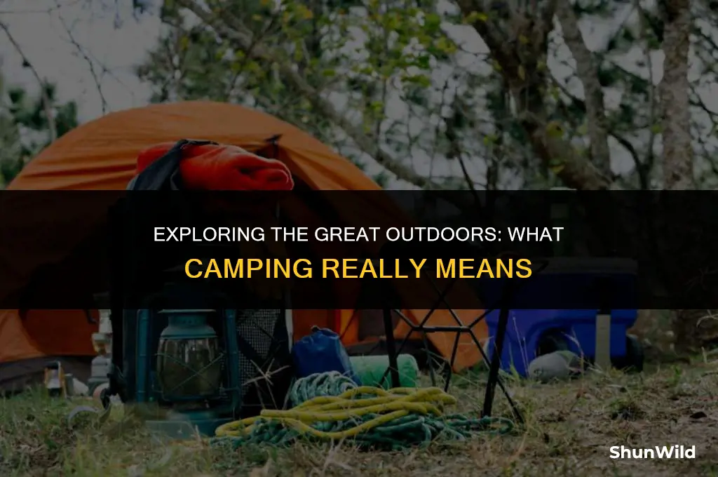 what u mean by camping