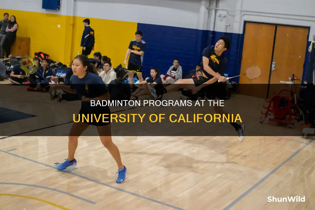 what uc has badminton