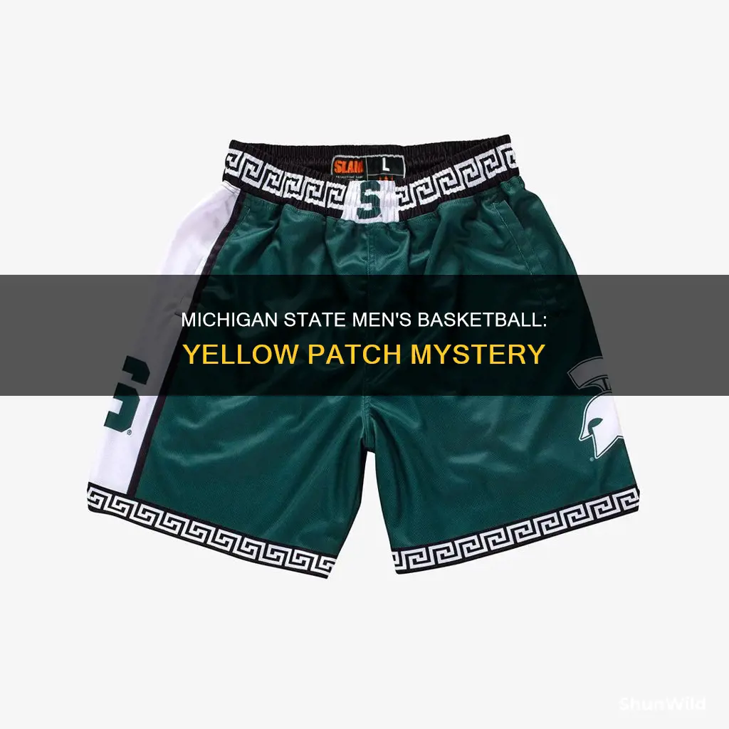 what us yelliw patch on michigan state men