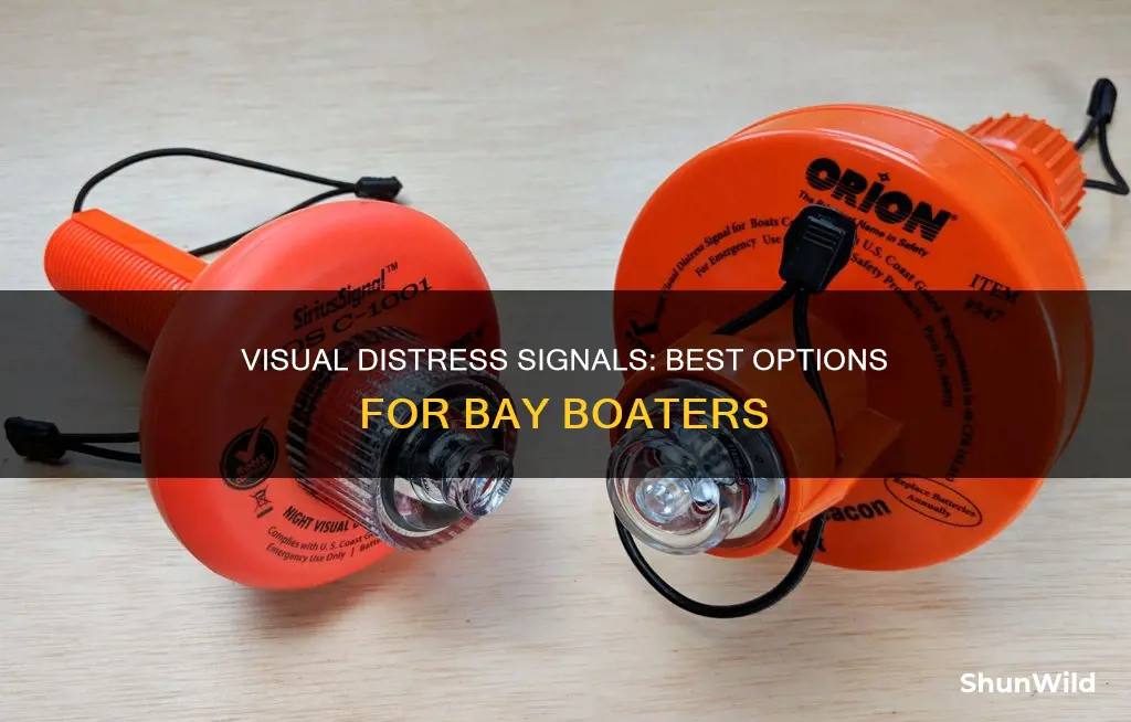 what visual distress signal best for bay boat