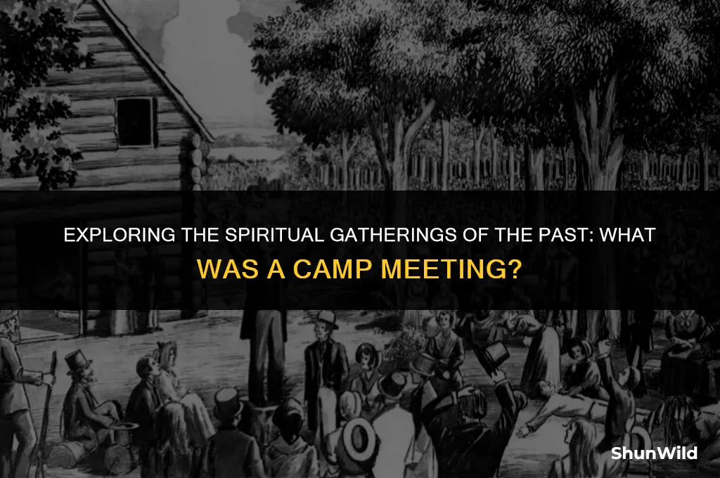 what was a camp meeting