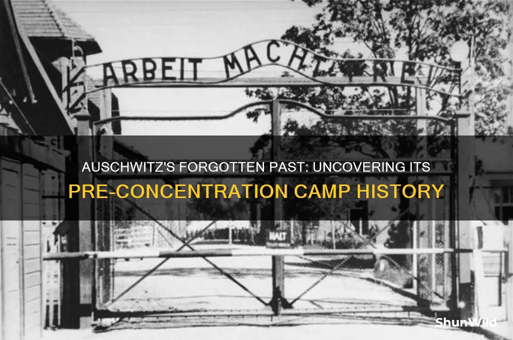 what was auschwitz before a concentration camp