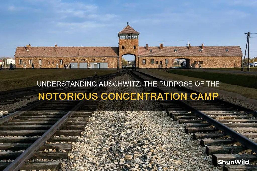 what was auschwitz concentration camp purpose
