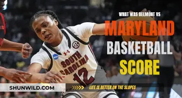 Belmont vs Maryland Basketball: Final Score Breakdown