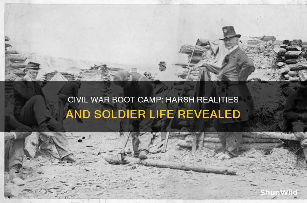 what was boot camp like in the civil war