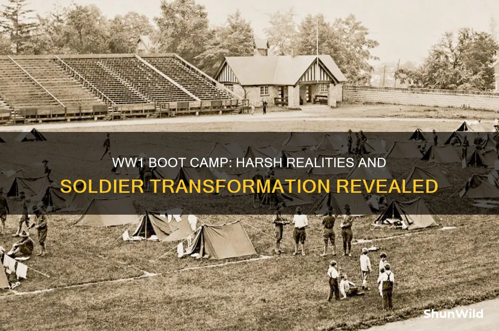 what was boot camp like in ww1