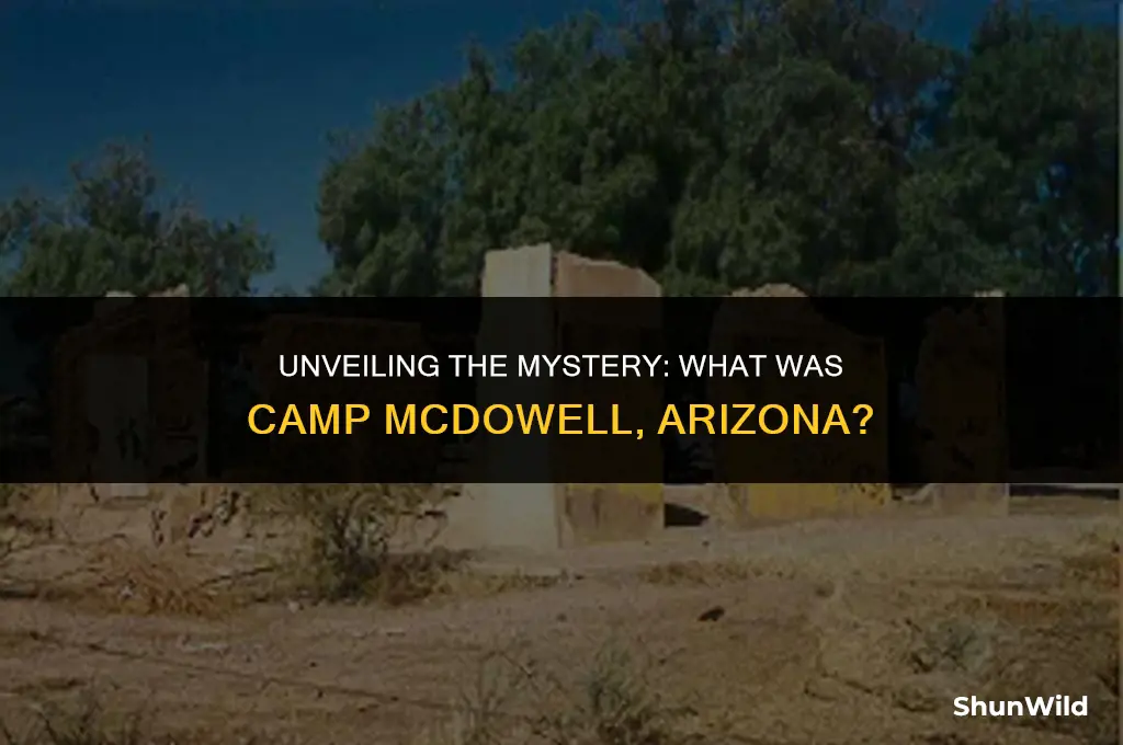 what was camp mcdowell arizona