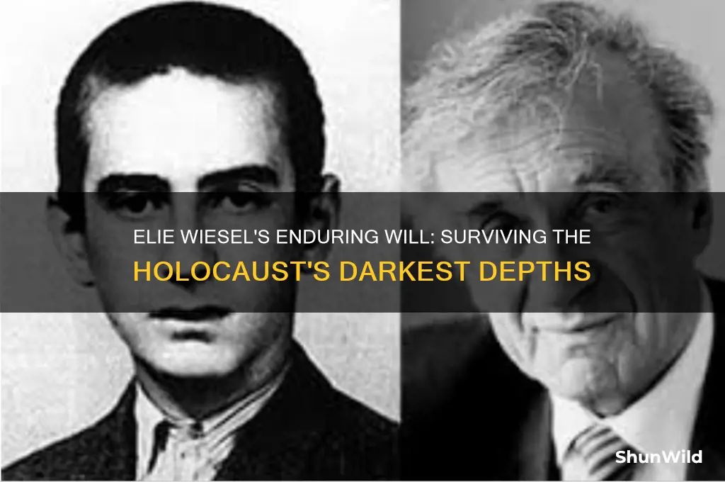 what was elie weisel motivation in surviving the concentration camp