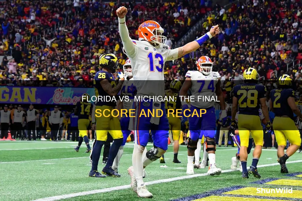 what was final score of florida michigan basketball score