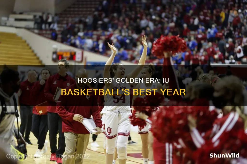 what was iu basketball best year