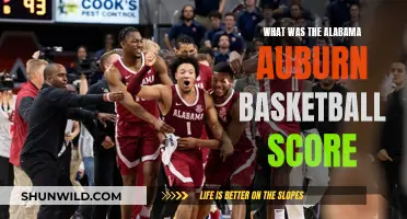 Auburn's Historic Win: Alabama's Score in the Spotlight