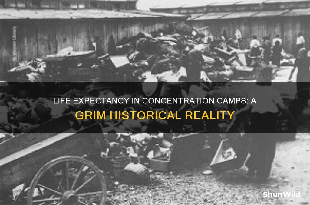 what was the average life expectancy in a concentration camp