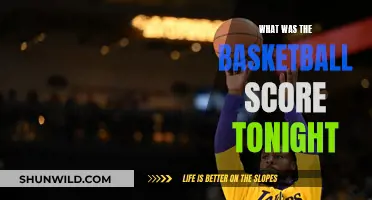 Tonight's Basketball Game: A Close Contest