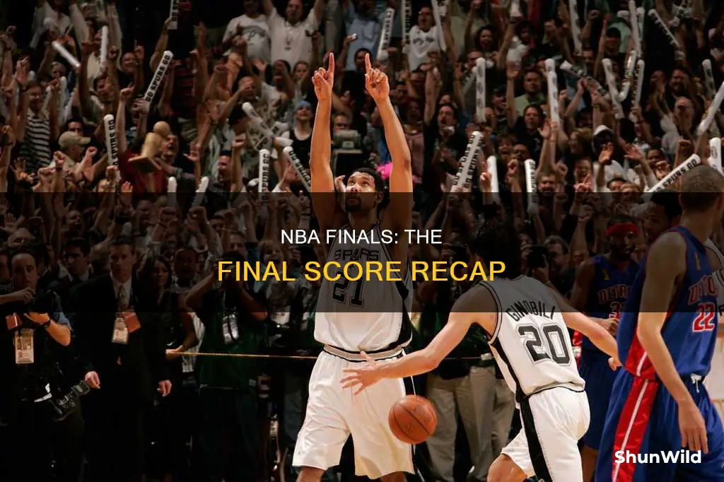 what was the final score of the nba finals