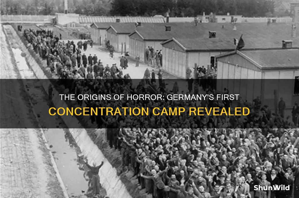 what was the first german concentration camp