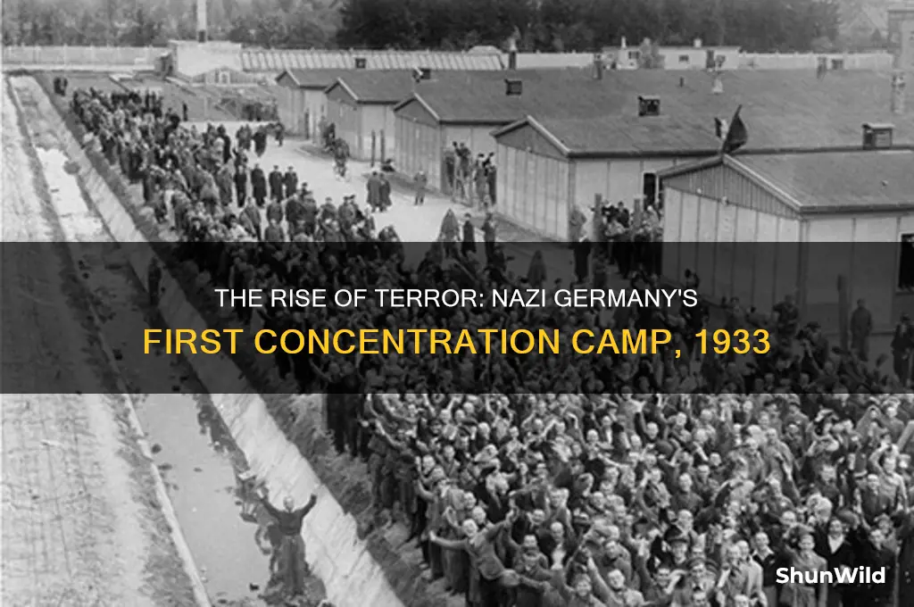 what was the first nazi concentration camp 1933