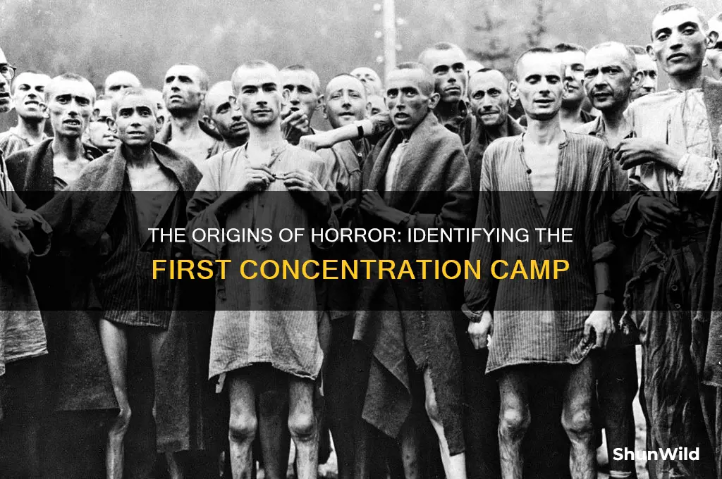 what was the name of the first concentration camp
