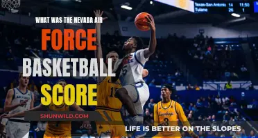 The Nevada Air Force's Basketball Score: A Historic Game Recap