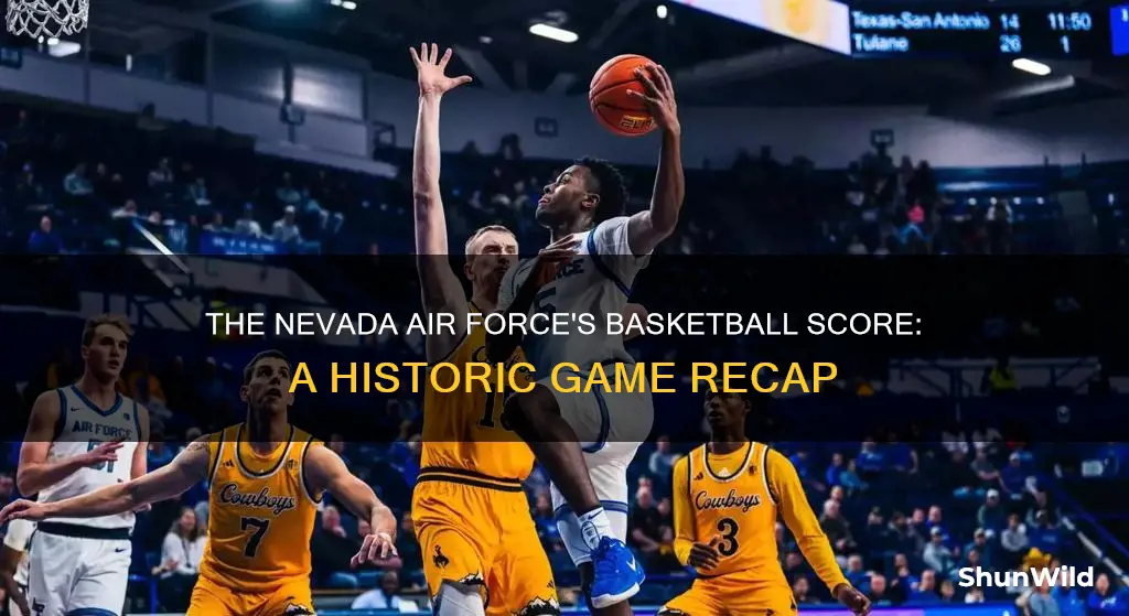 what was the nevada air force basketball score