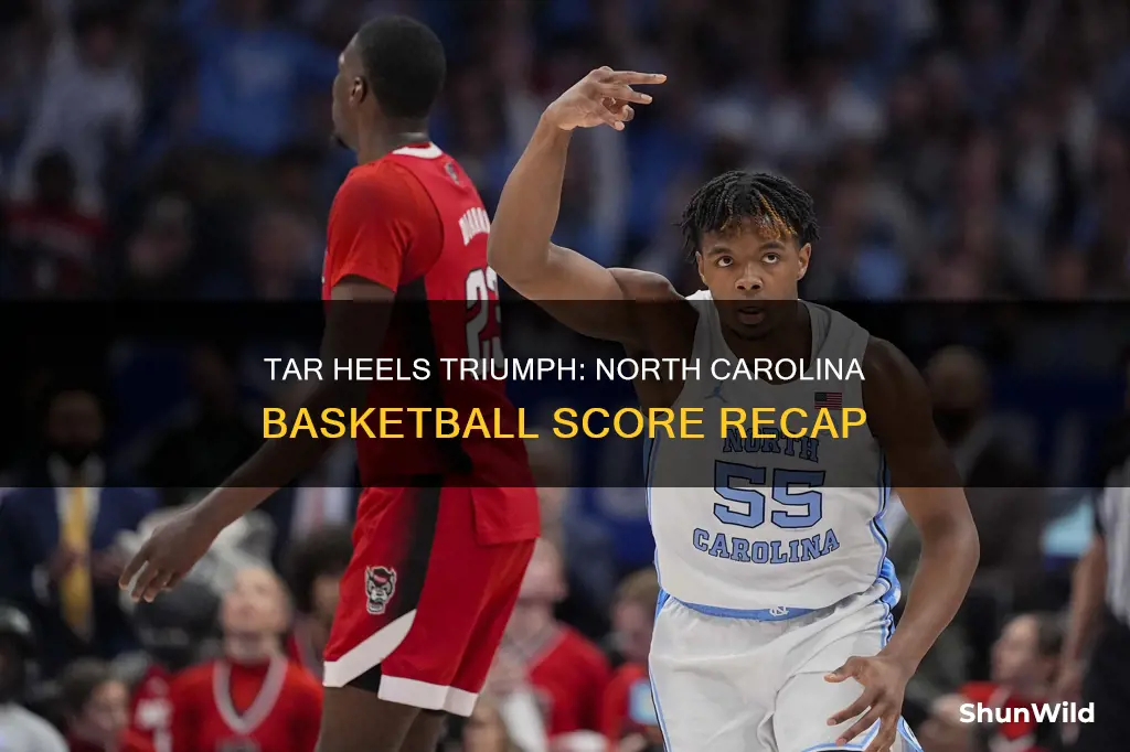 what was the north carolina basketball score