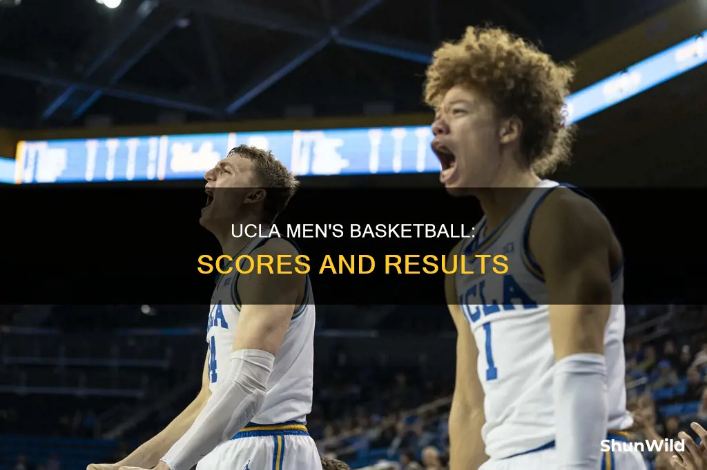 what was the score of ucla men
