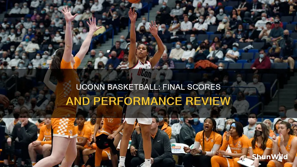 what was the uconn basketball score
