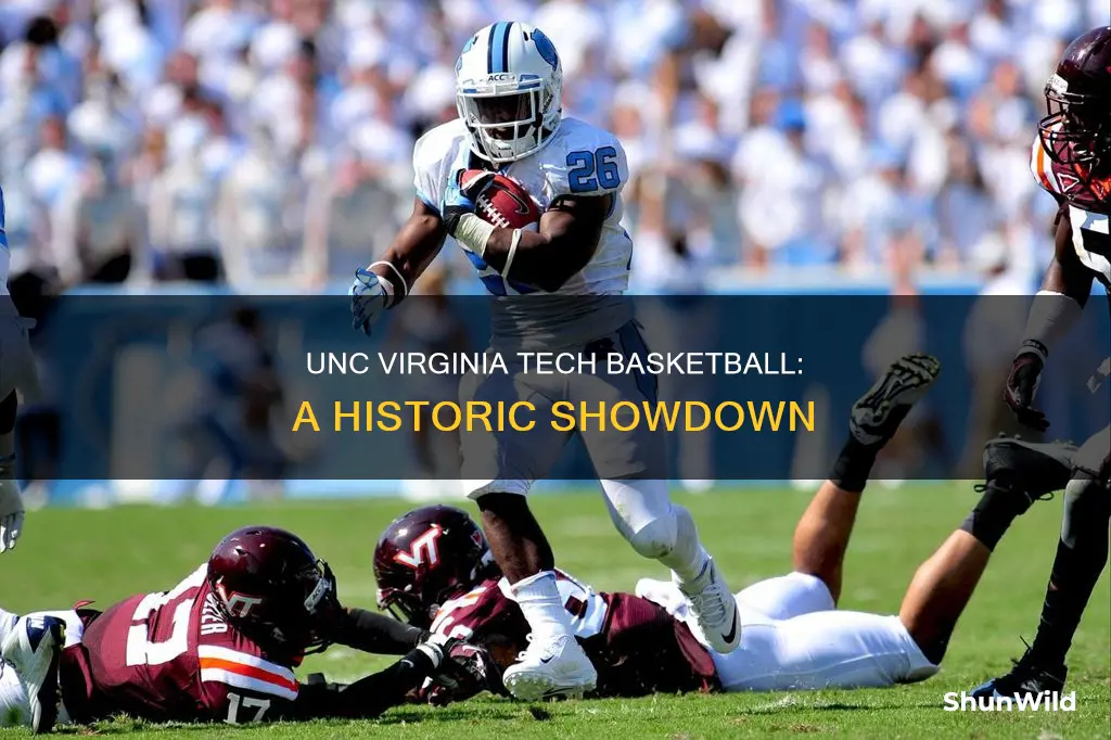 what was the unc virginia tech basketball score