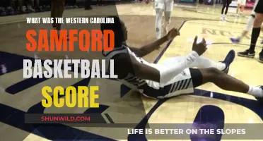 Samford's Western Carolina Basketball Game: A Scoreboard Recap