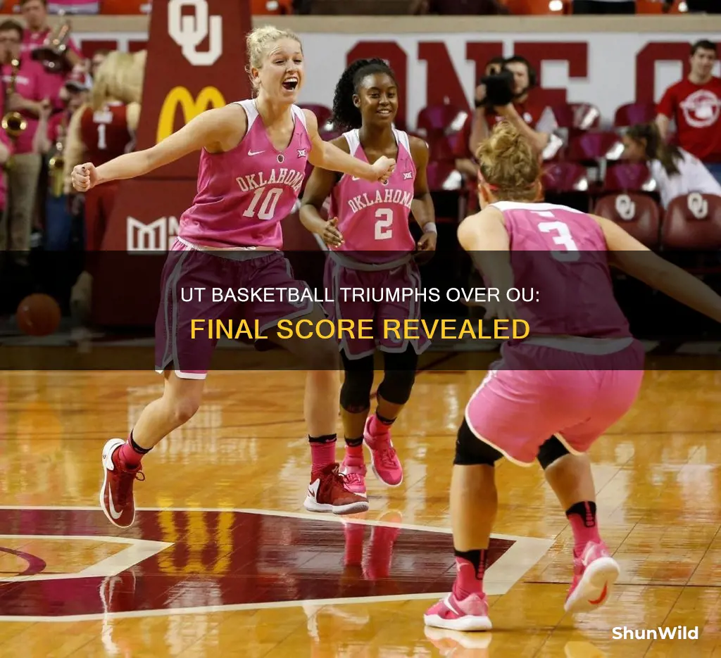 what was ut basketball score against ou